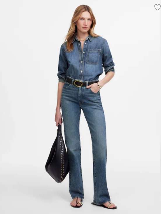 Madewell Denim - Madewell The Tall Relaxed Bootcut Jean NT193 Size 29 Tall